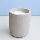 Vela Com Castiçal De Cimento Fendi Grande | Formosinha